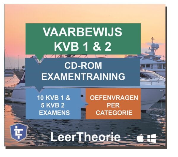 leertheorie.nl - CD - Klein Vaarbewijs 1 - Klein Vaarbewijs 2 - Nederland - KVB 1 - KVB1 - KVB 2 - KVB2 - LeerTheorie