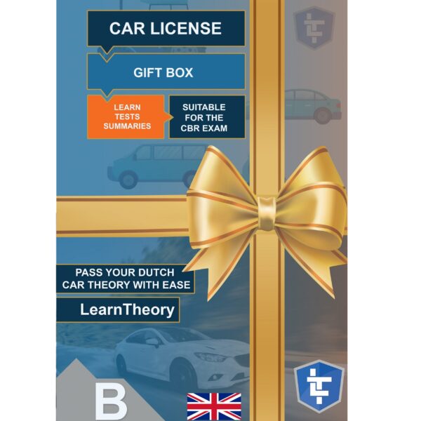 leertheorie.nl - Giftbox - Theory Set - Car License - English - Dutch Car Theory