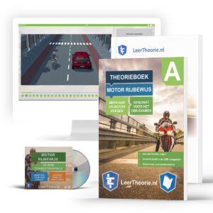 LeerTheorie-Motor-Rijbewijs-A-Theorieboek-CD-Samenvatting