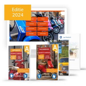 LeerTheorie-Scooter-Theorieboek-Oefenboek-Samenvatting-Examen-Rijbewijs-AM-Bromfiets-Examen