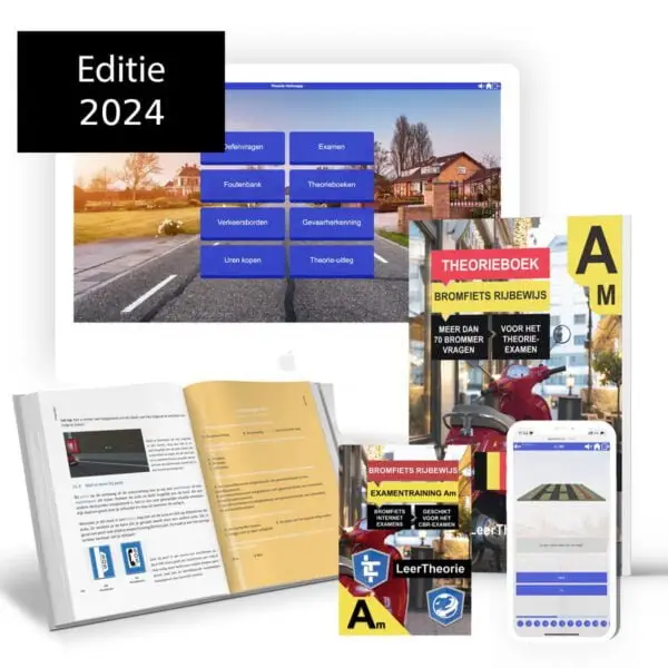 Leertheorie.nl-Scooter-Brommer-Theorieboek-Examentraining-Online-Oefenen