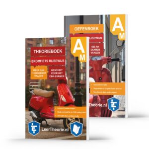 LeerTheorie-Scooter-Theorieboek-met-Oefenboek-Rijbewijs-AM-Bromfiets-Examen